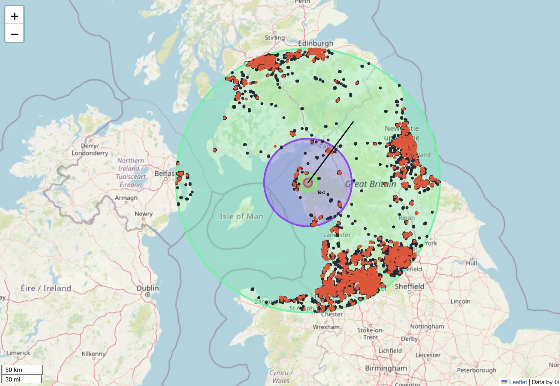 Asteroid Impact Map