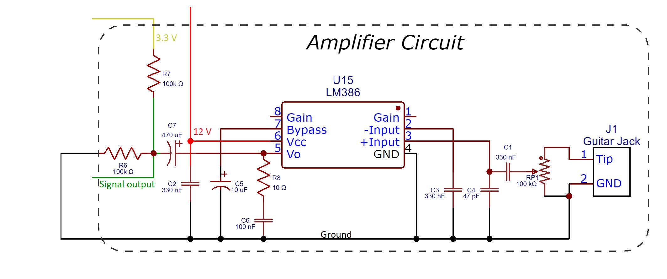 Amplifier Circuit Schematic